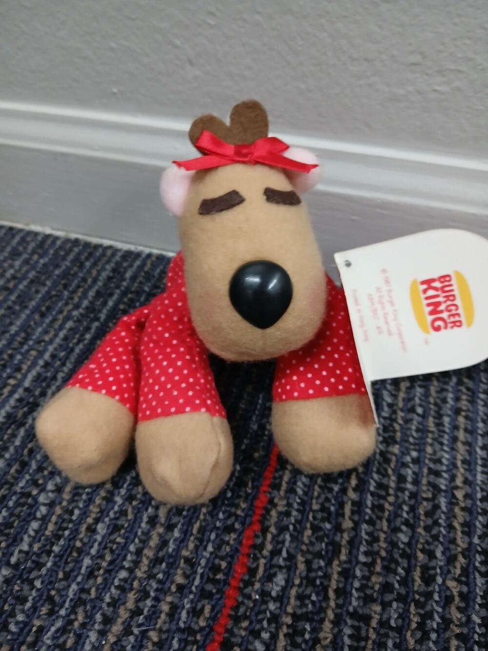 vintage plush toy Ramona Reindeer